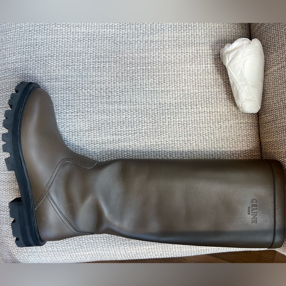 Celine Leather Rain Boots - Picture 8 of 10